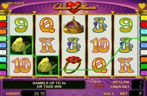 Игровой автомат Queen of Hearts